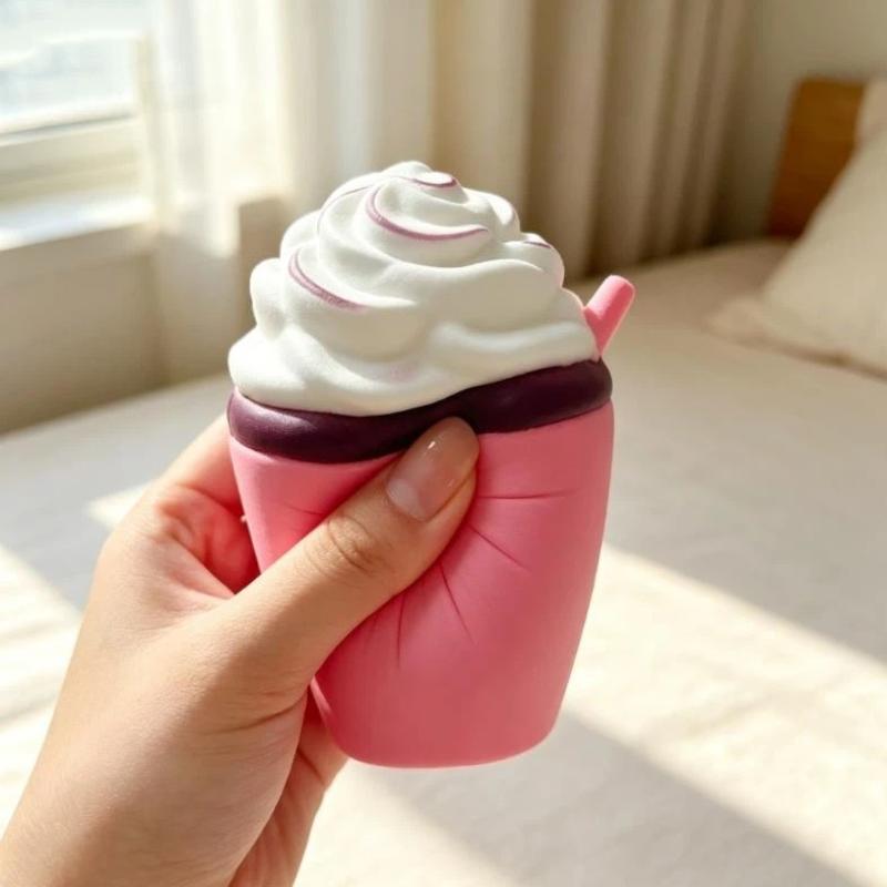 Kids Toys Entertainer - Soft Anti-Stress Milk Tea Cup Toy
