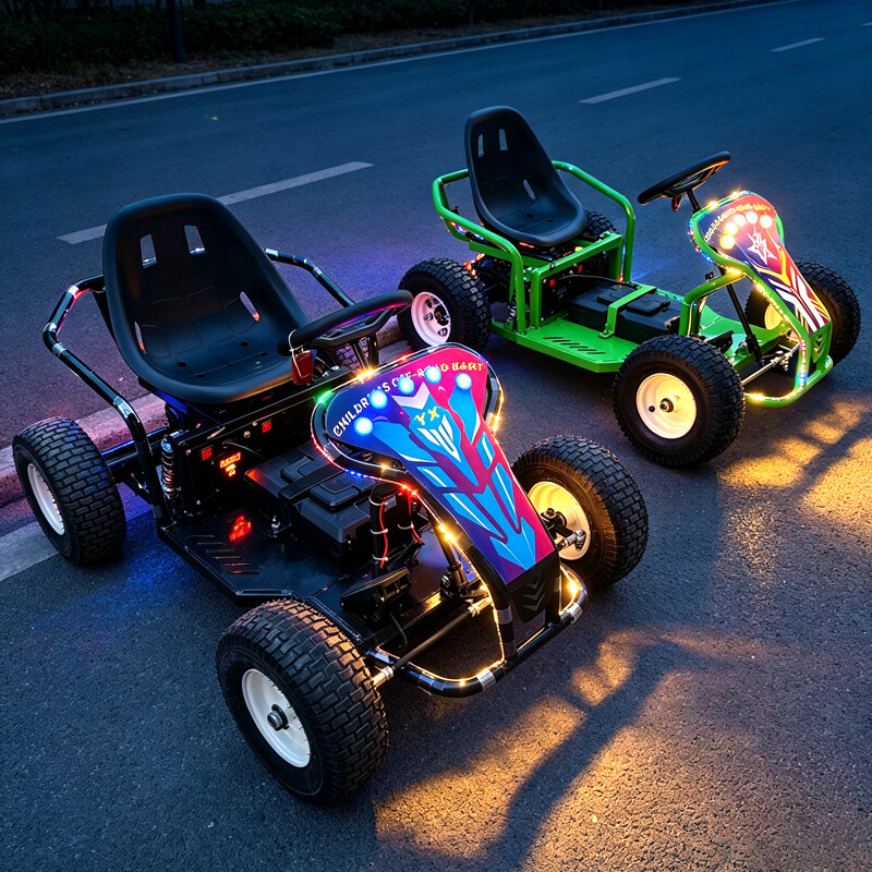 Kids Toys Entertainer - Kids Electric Go Kart, Battery-Powered Bumper