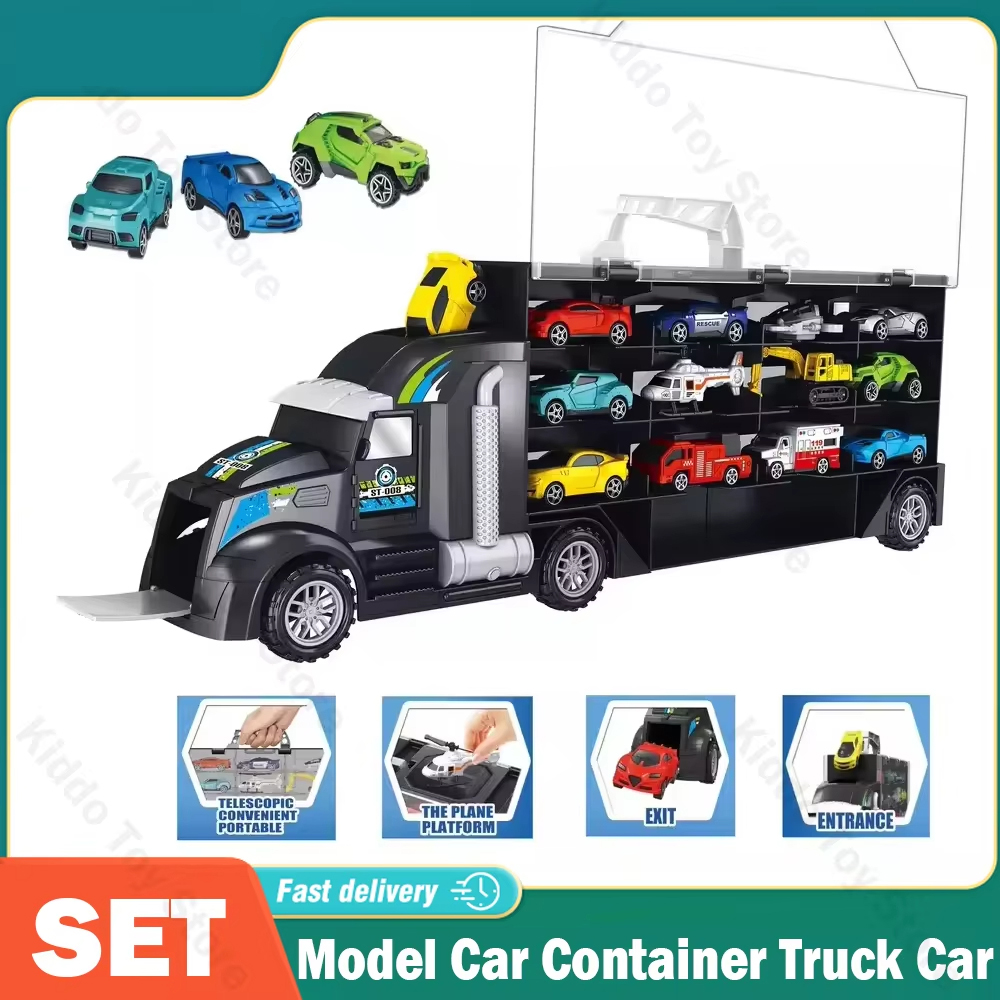 Kids Toys Unique - Model Car Container Truck Car Storage