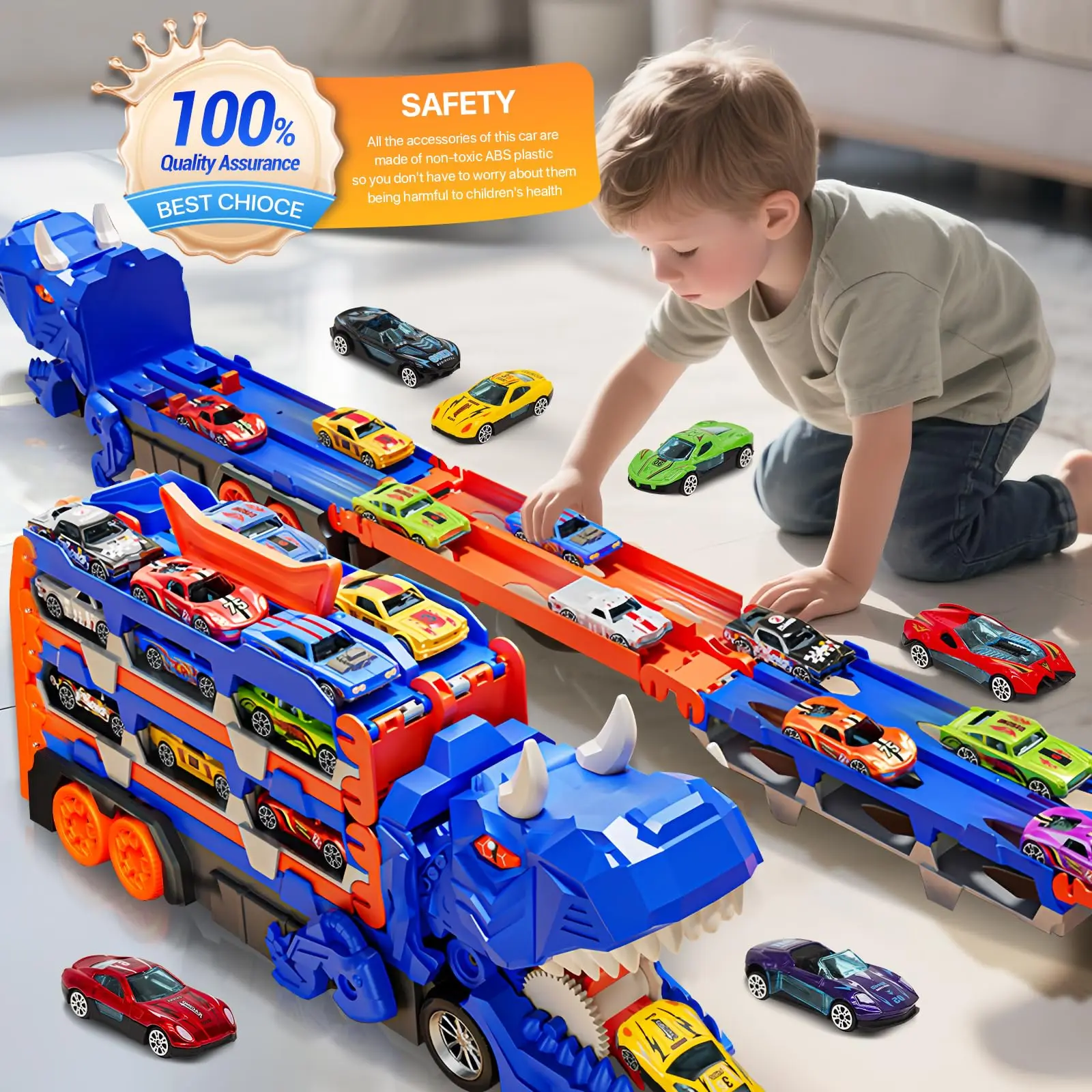 Dinosaur Transport Truck Toy R - Kids Toys Unique review and price