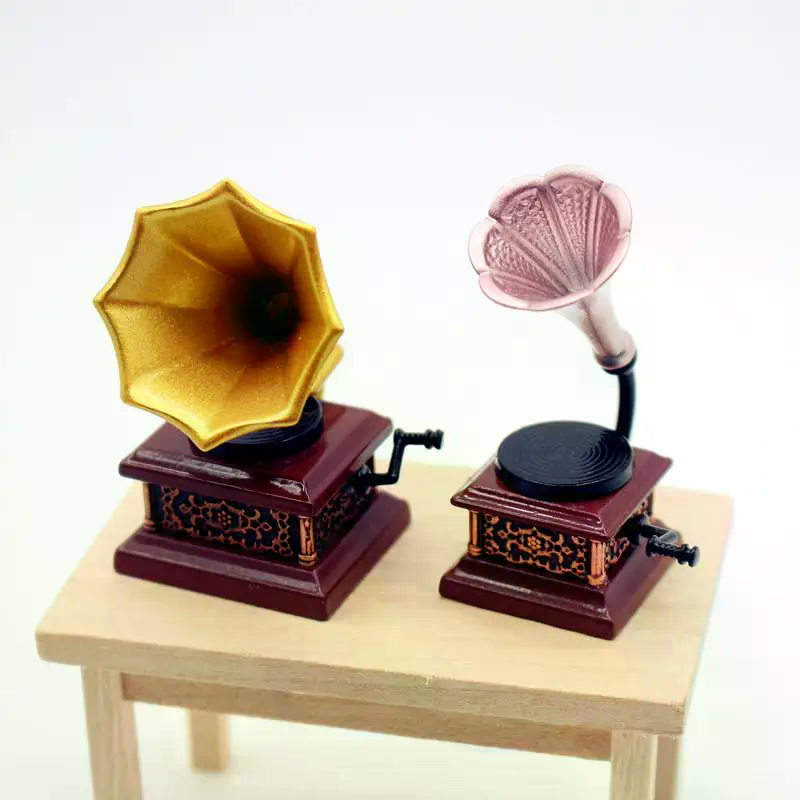 Dollhouse Vintage Phonograph M - Kids Toys Play review and price