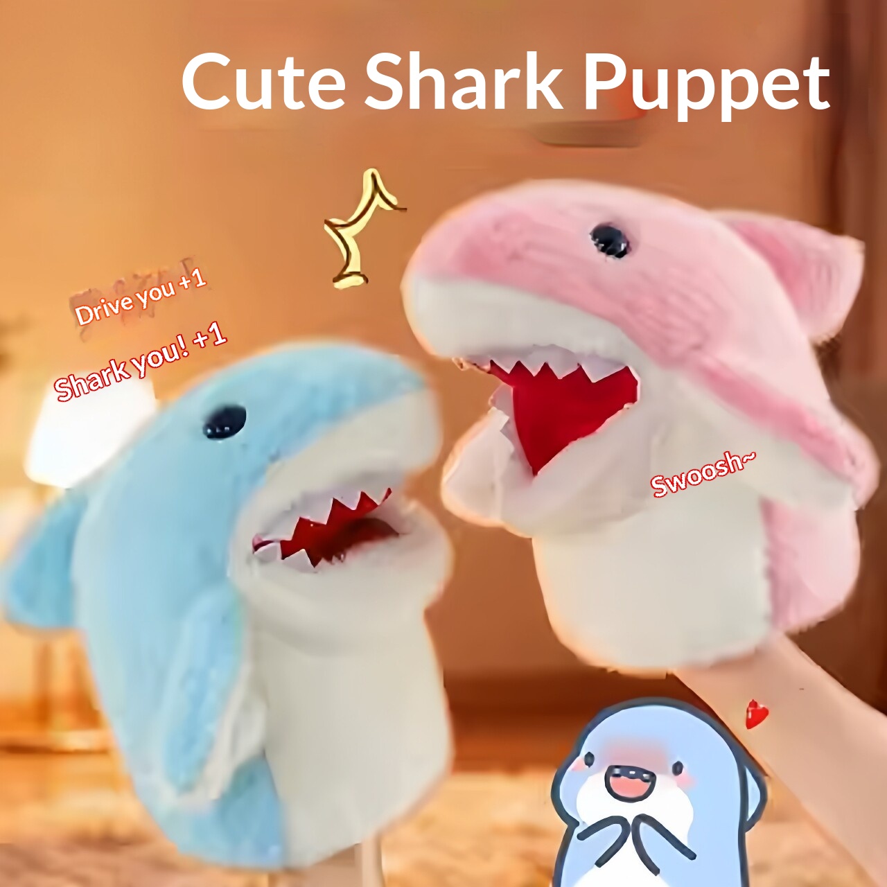 Shark Hand Puppet Plush Shark  - Kids Toys Play review and price