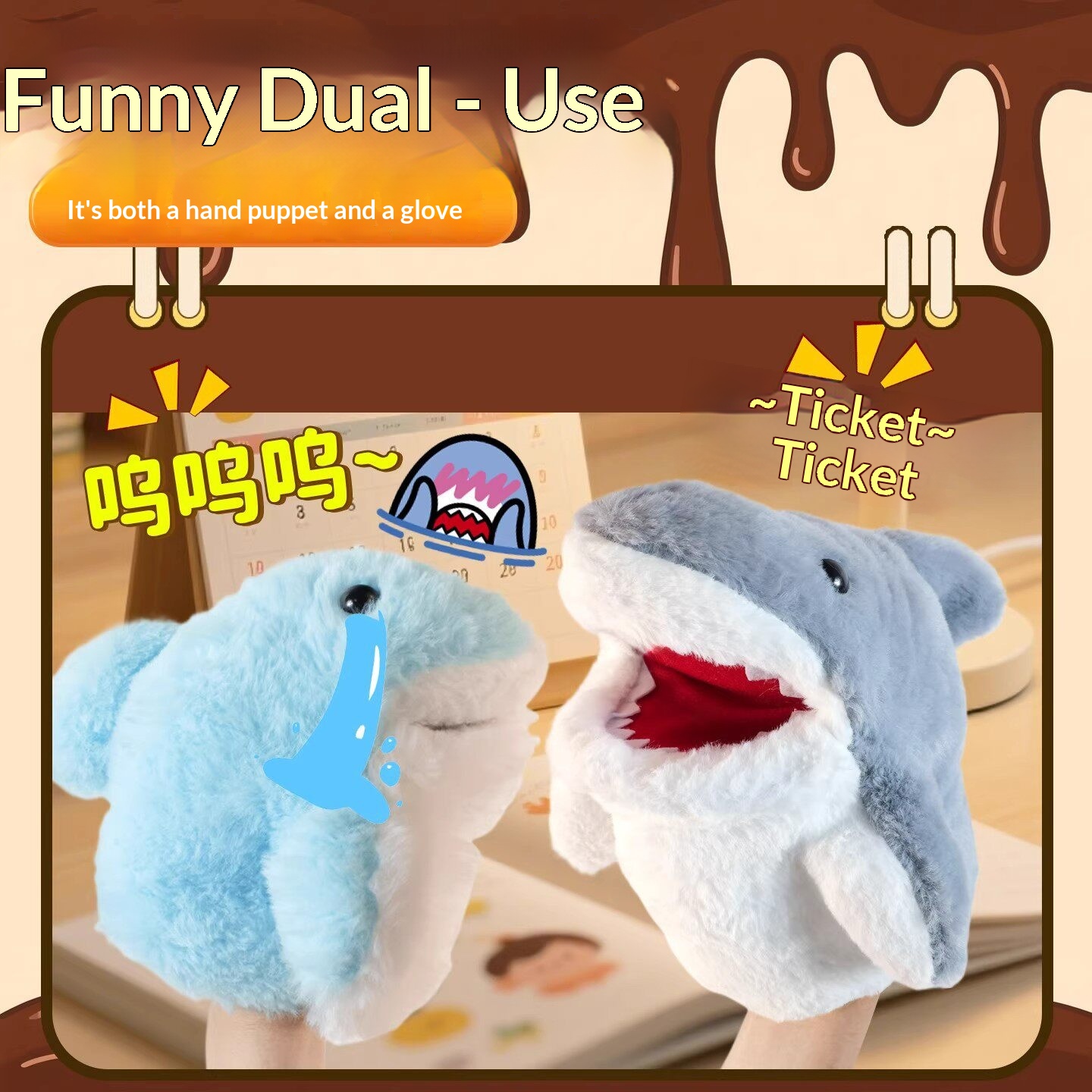 Shark Hand Puppet Plush Shark  - Kids Toys Play review and price