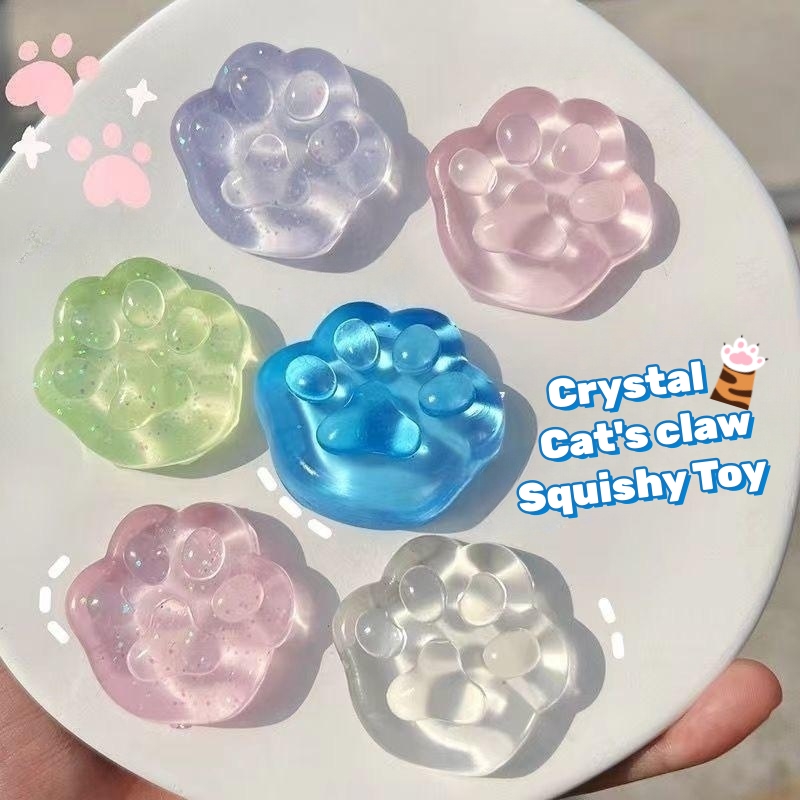 3PCS Kawaii Cat Paw Sticky Squ - Kids Toys Unique review and price