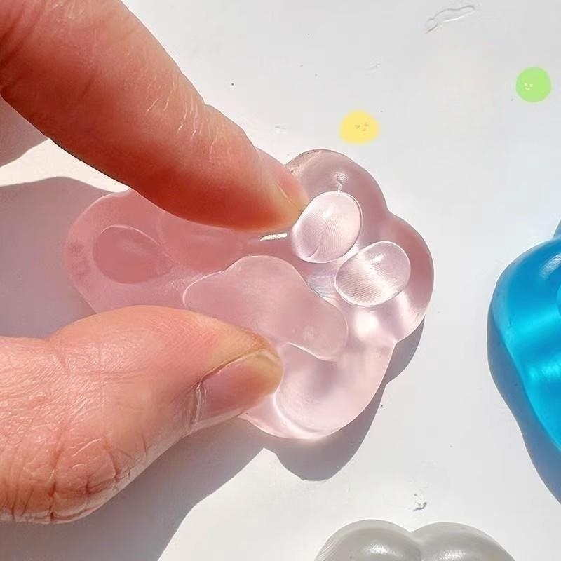3PCS Kawaii Cat Paw Sticky Squ - Kids Toys Unique review and price