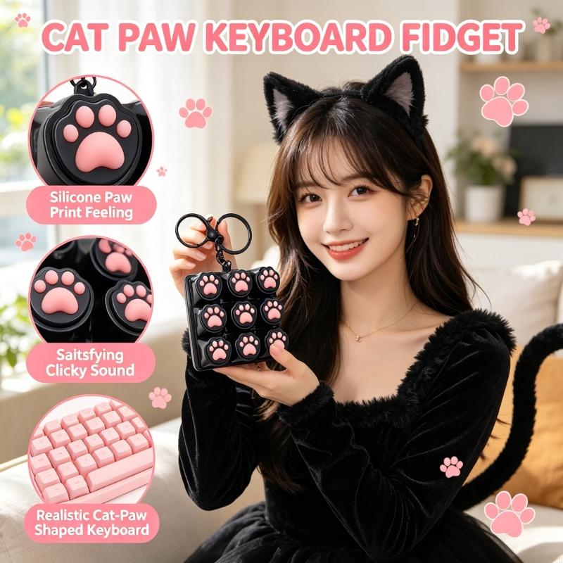 Silicone Cats Paws Keycap Pres - Kids Toys Entertainer review and price
