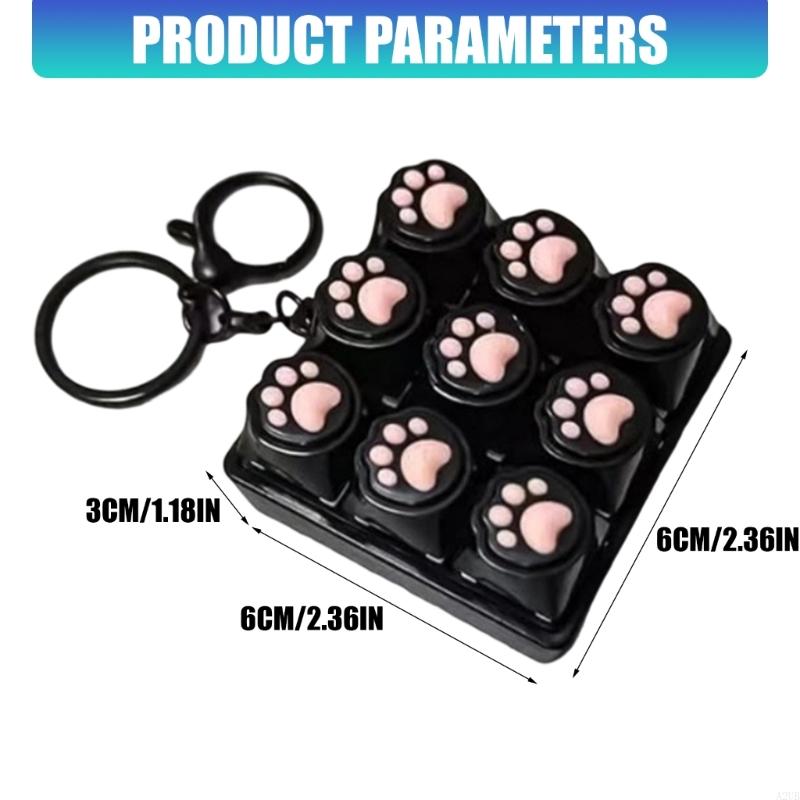 Silicone Cats Paws Keycap Pres - Kids Toys Entertainer review and price
