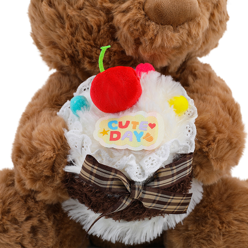 Cute Chef Cake Bear Plush Toy  - Best Kids Toys Xmas review and price